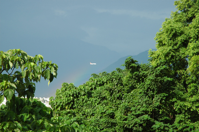 rainbow before typhoon no 15 2008 48 hours away a